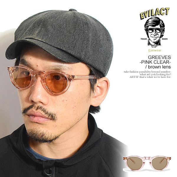 EVILACT GREEVES イーブルアクト　調光レンズ　バイカー　サングラス GREEVES havana / photochromic smoke lens | EVILACT (イーブルアクト