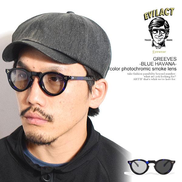 イーブルアクト アイウェア サングラス EVILACT EYEWEAR GREEVES -BLUE
