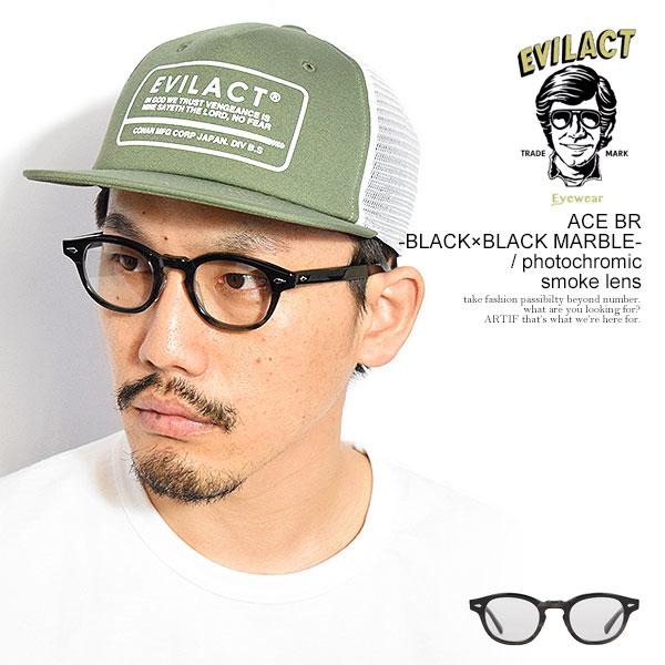 イーブルアクト アイウェア サングラス EVILACT EYEWEAR ACE BR -BLACK