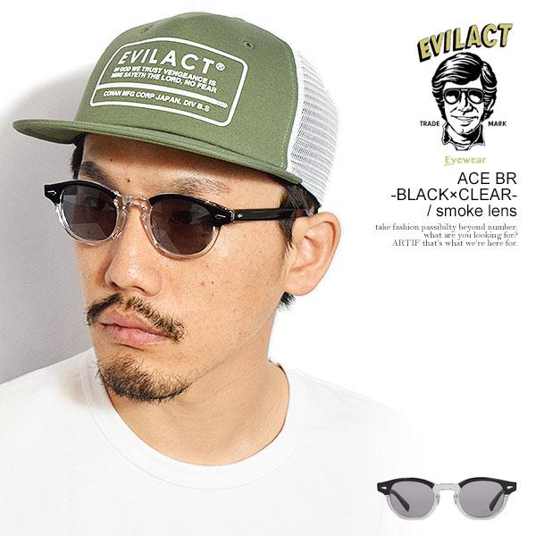 イーブルアクト アイウェア サングラス EVILACT EYEWEAR ACE BR -BLACK