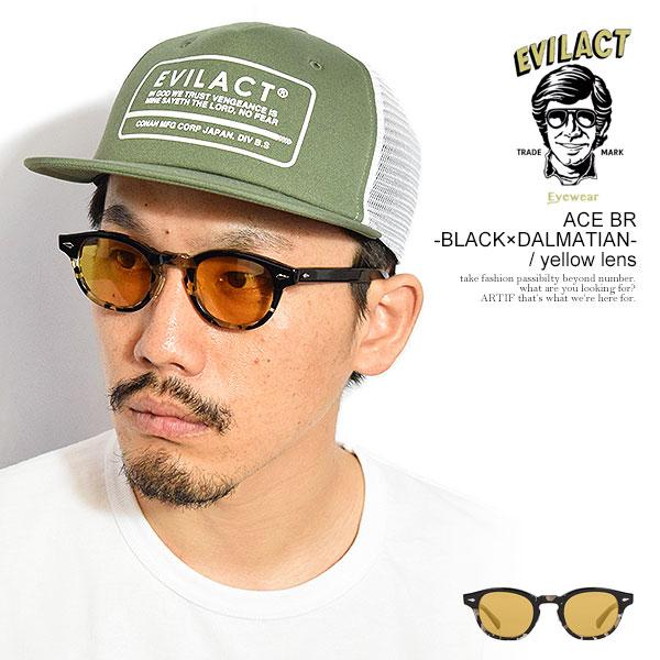 EVILACT eyewear ACE イーブルアクト・アイウェア　サングラス イーブルアクト アイウェア サングラス EVILACT EYEWEAR ACE BR -BLACK