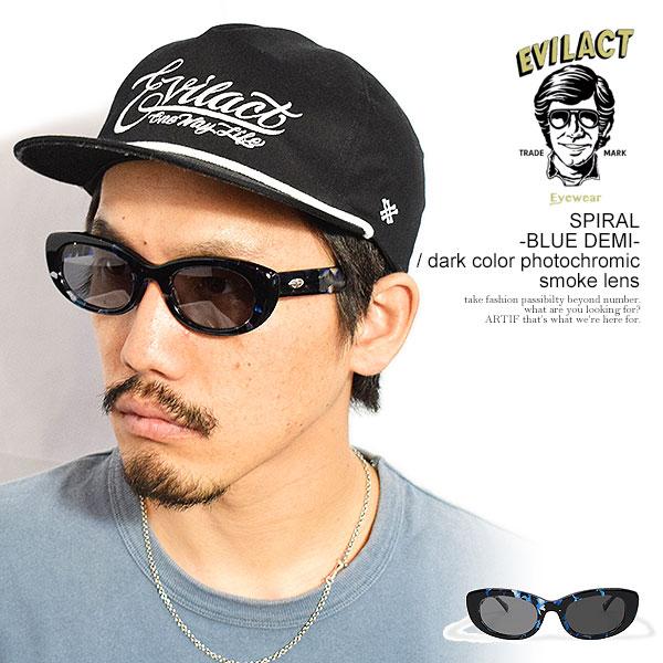 EVILACT イーブルアクト　サングラス イーブルアクト アイウェア サングラス EVILACT EYEWEAR SPIRAL -BLUE