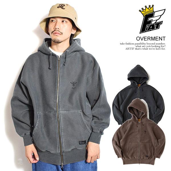 FAT エフエーティー パーカー OVERMENT メンズ ジップパーカー  