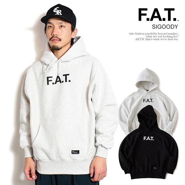 SALE セール エフエーティー パーカー FAT SIGOODY メンズ プルオーバー スウェット ヘビーオンス 13.3オンス 裏起毛スウェット