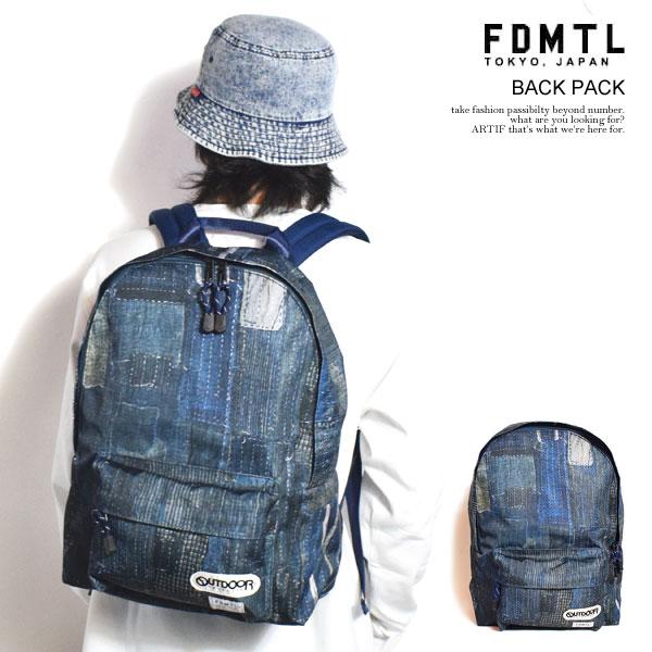 FDMTL OUTDOOR バックパック　襤褸 アウトドアプロダクツ」×「ファンダメンタル」 襤褸（ぼろ）生地