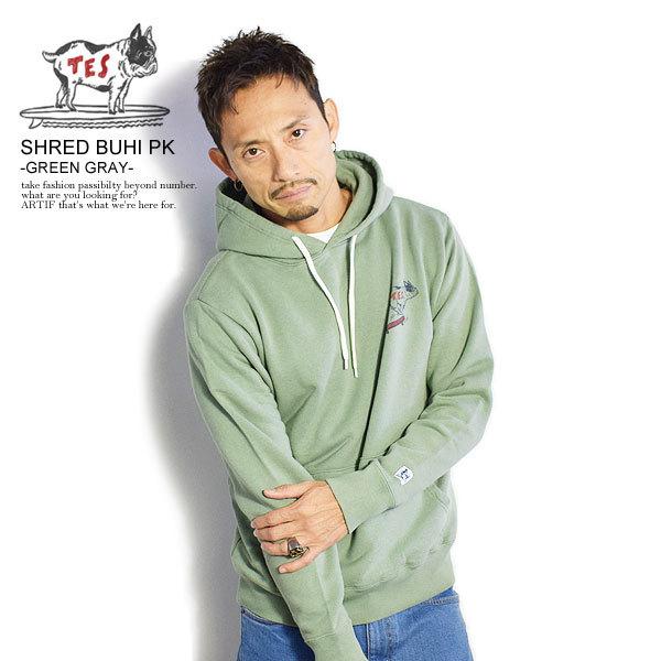 The Endless Summer エンドレスサマー パーカー Shred Buhi Pk Green Gray メンズ レディース 男女兼用 おしゃれ Fh g Artif 通販 Yahoo ショッピング