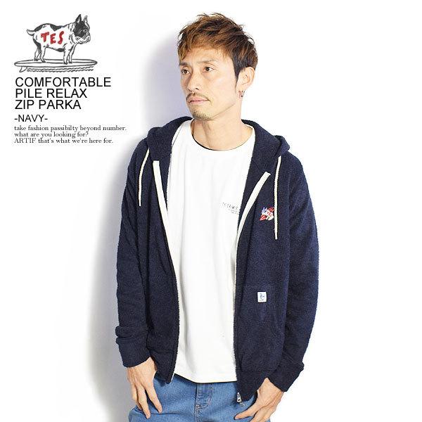 The Endless Summer エンドレスサマー パーカー Tes Comfortable Pile Relax Zip Parka Navy メンズ レディース 男女兼用 おしゃれ Fh n Artif 通販 Yahoo ショッピング