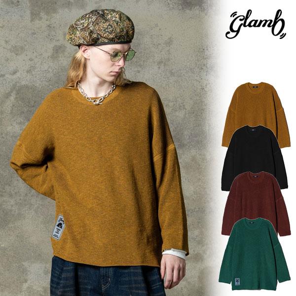 glamb（グラム） ニット glamb Rubber Tag Knit ラバータグニット 送料