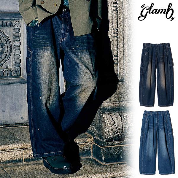 glamb(グラム) ストラクチャーパンツ glamb（グラム） Structure Tuck Cargo Pants / ストラクチャータック