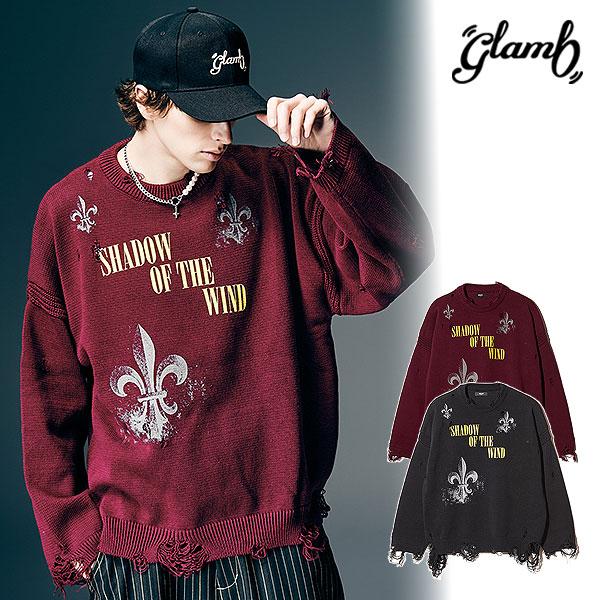 【新品未使用】glamb グラム ニット セーター Lサイズ glamb（グラム） セーター ニット Glitter Openwork Knit / グリッター