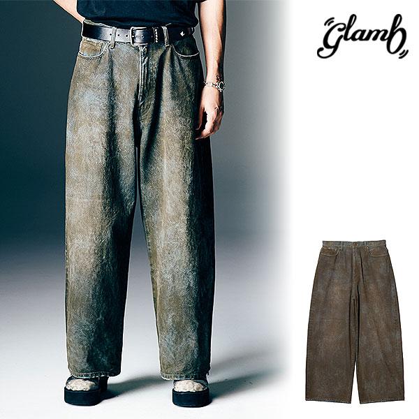 2026 春 先行予約 4月下旬〜5月上旬入荷予定 glamb グラム Whole Dirt Denim ホールダートデニム 送料無料 キャンセル不可 atfpts glamb（グラム） 2026 春 先行予約 4月下旬〜5月上旬入荷予定 パンツ