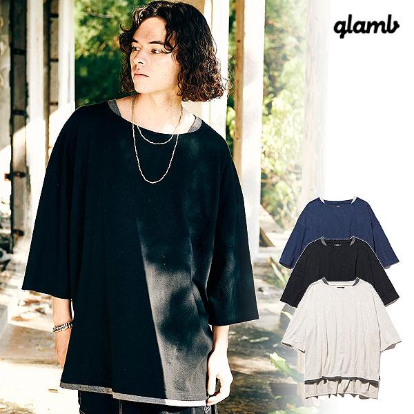 グラム カットソー glamb Fake Layered Wide CS フェイクレイヤード