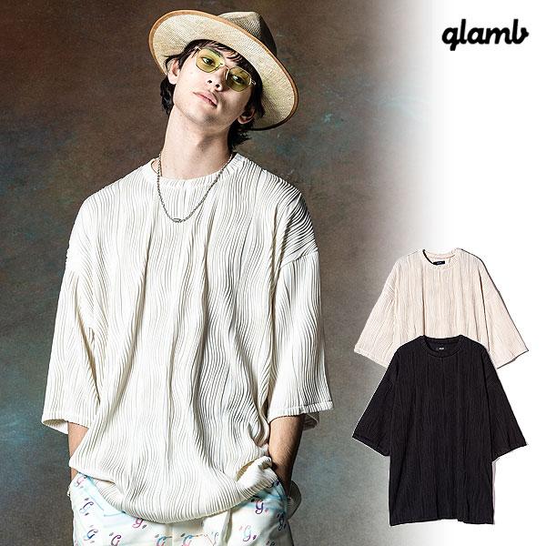 【未使用に近い】glamb ウィロークレープTシャツ　M アイボリー セール】Willow Crepe T-Shirt / ウィロークレープTシャツ（T