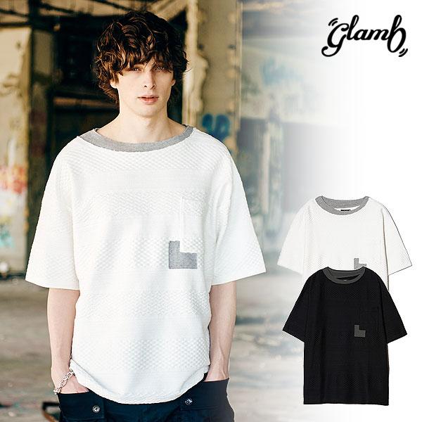 glamb グラム Boat Neck Layered T-Shirt ボートネックレイヤードTシャツ atftps glamb（グラム） Tシャツ glamb Boat Neck Layered T-Shirt ボート