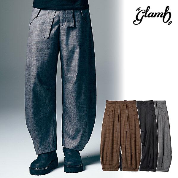グラム パンツ glamb Barrel Belt Slacks バレルベルトスラックス 送料無料