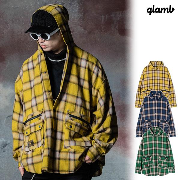 glamb グラム ライトオンス 4XLシャツ メンズ M (フリーサイズ) glamb（グラム） SALE セール 長袖シャツ glamb E4XL Hood Shir フード