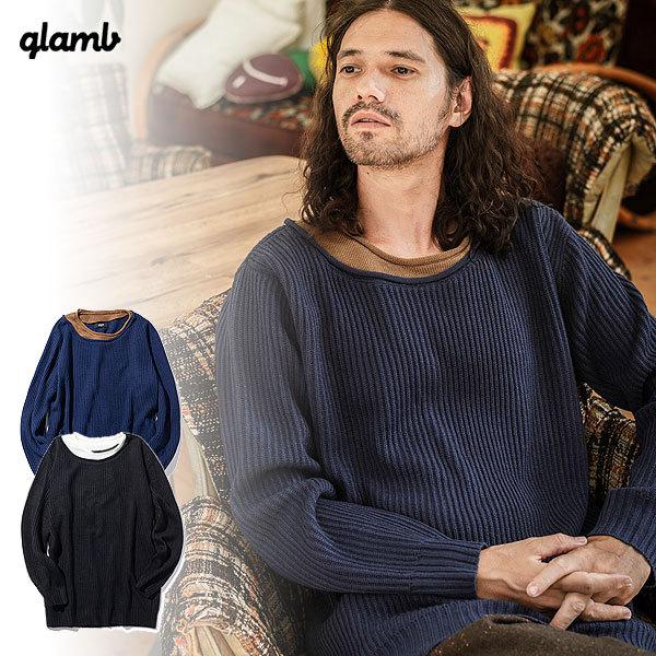 先行予約 グラム ニット Glamb Fake Layered Knit Gb04 Knt05 Artif 通販 Yahoo ショッピング