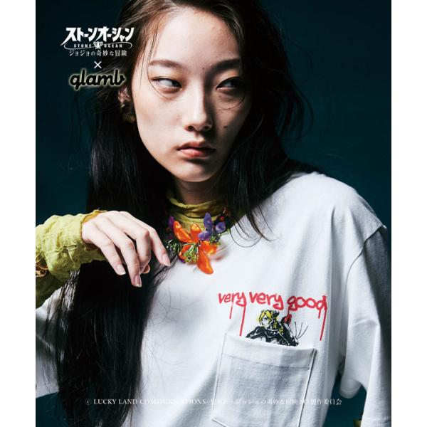 glamb×ジョジョの奇妙な冒険 ストーンオーシャン glamb グラム Jolyne Pocket T Tシャツ コラボ artif_gb0422-jj01