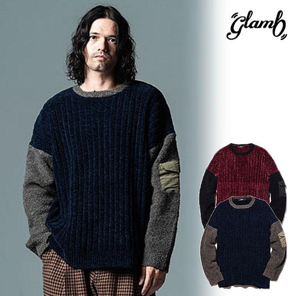 glamb（グラム） SALE セール Military Combination Knit メンズ