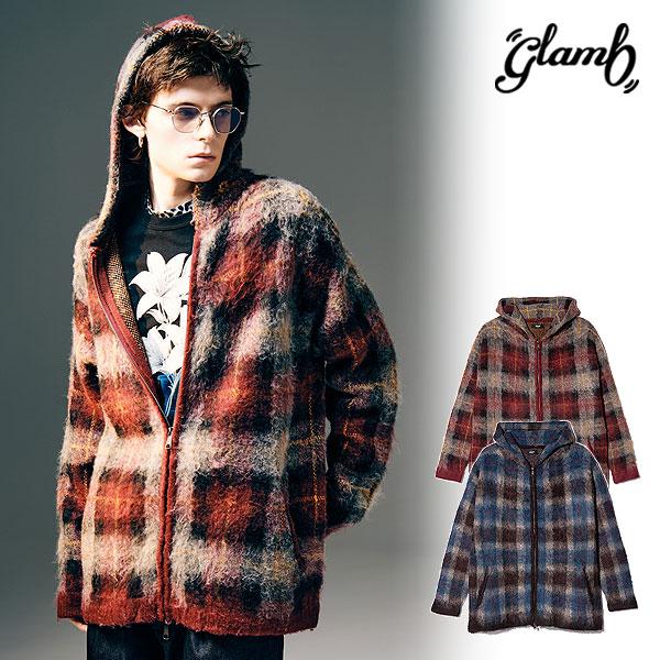 2025 冬 先行予約 12月下旬〜1月上旬入荷予定 glamb グラム Check Knit Hoodie パーカー 送料無料 キャンセル不可 atftps glamb（グラム） 2025 冬 先行予約 12月下旬〜1月上旬入荷予定