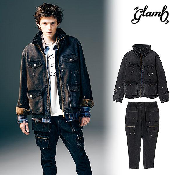 2025 冬 先行予約 12月下旬〜1月上旬入荷予定 glamb グラム  Wash M-65 ジャケット 送料無料 キャンセル不可 atfjkt glamb（グラム） セットアップ glamb Snow Wash M-65 Set Up 送料無料