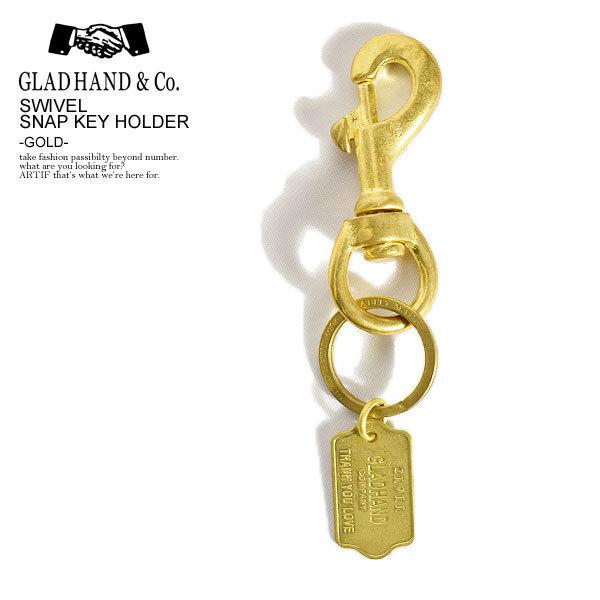 GLAD HAND（グラッドハンド） キーホルダー GLAD HAND SWIVEL SNAP KEY