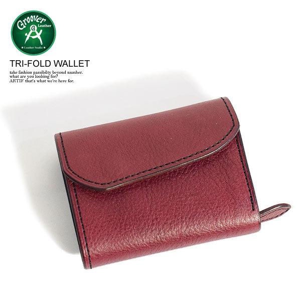 GROOVER LEATHER グルーバーレザー 財布 三つ折り財布 ミニウォレット
