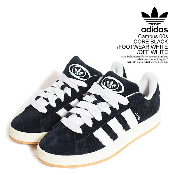 アディダス オリジナルス スニーカー adidas Originals Campus 00s CORE BLACK/FOOTWEAR WHITE/OFF WHITE メンズ キャンパス