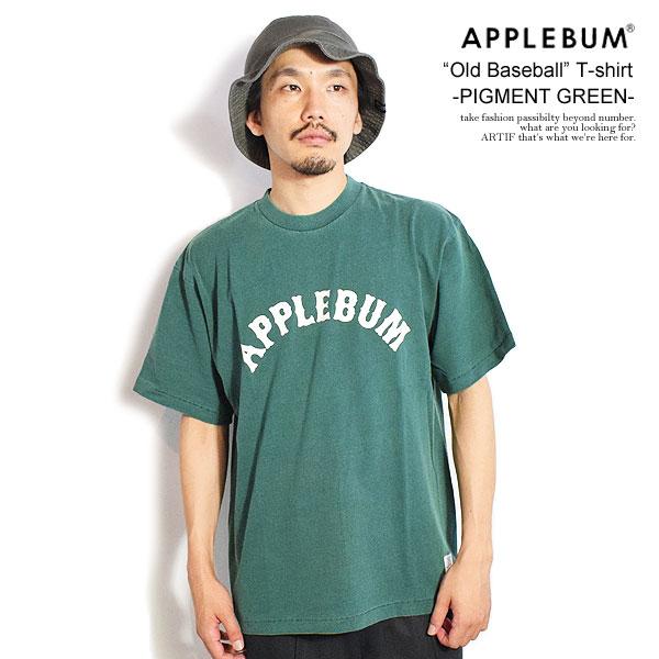 APPLEBUM（アップルバム） Tシャツ “Old Baseball” T-shirt -PIGMENT 