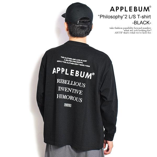 APPLEBUM（アップルバム） Tシャツ “Philosophy”2 L/S T-shirt 12oz