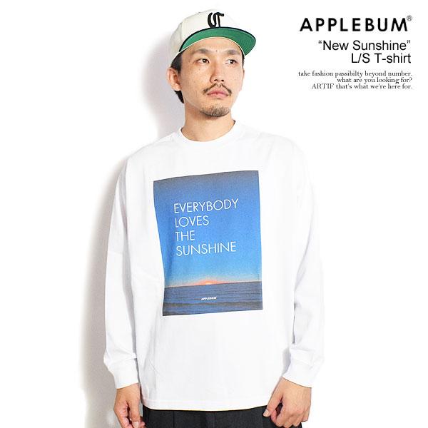 APPLEBUM アップルバム “New Sunshine” L/S T-shirt 12oz メンズ Tシャツ 長袖 ロンT ヘビーオンス 送料無料 ストリート atftps APPLEBUM（アップルバム） Tシャツ “New Sunshine” L/S T-shirt 12oz