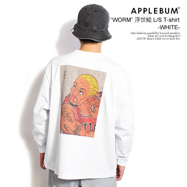 APPLEBUM（アップルバム） Tシャツ “WORM” 浮世絵 L/S T-shirt 12oz