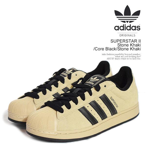 アディダス オリジナルス スニーカー adidas Originals SUPERSTAR II Stone Khaki/Core Black/Stone Khaki メンズ スーパースター2