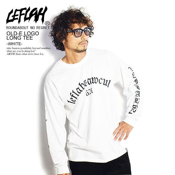LEFLAH QUALITY CONTROL レフラー 長袖Tシャツ LEFLAH OLD-E LOGO LONG 