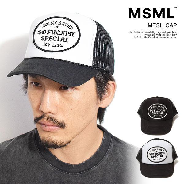 MSML エムエスエムエル MESH CAP メンズ キャップ メッシュキャップ トラッカーキャップ M.S.M.L 送料無料 ストリート atfcap MSML エムエスエムエル キャップ MSML MESH CAP メンズ メッシュ