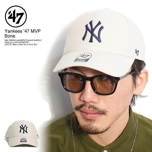 47 フォーティーセブン キャップ '47 Yankees MVP Bone メンズ