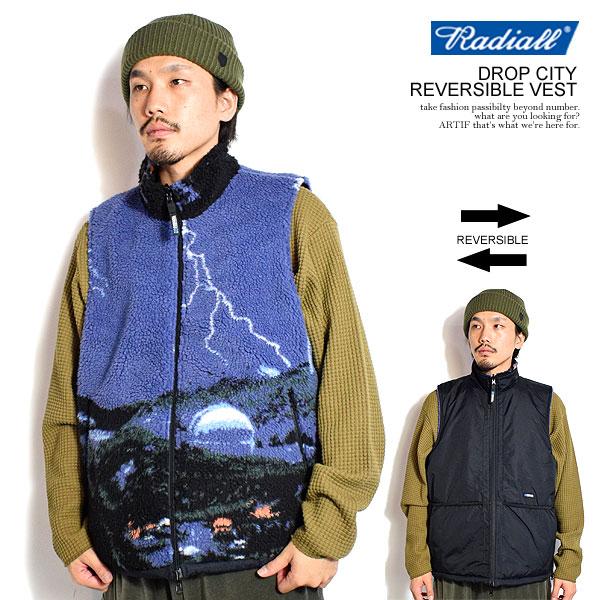 RADIALL リバーシブル フリースベスト M