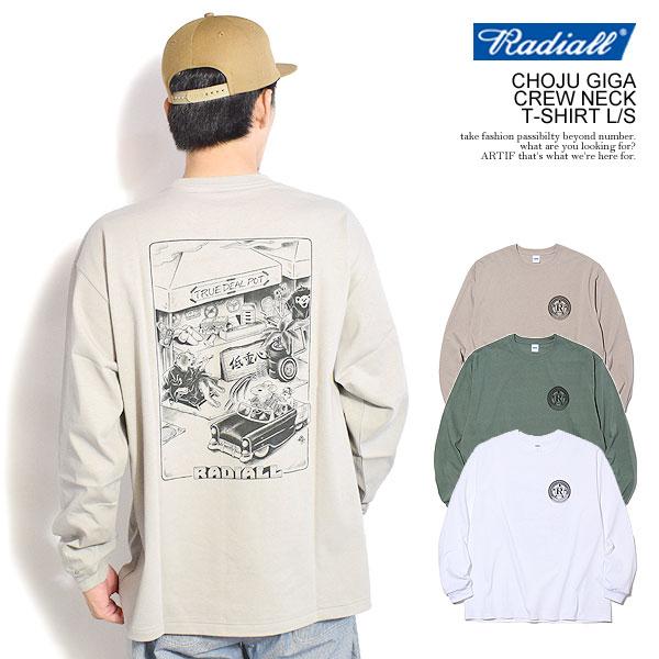 ラディアル Tシャツ RADIALL CHOJU GIGA - CREW NECK T-SHIRT L/S