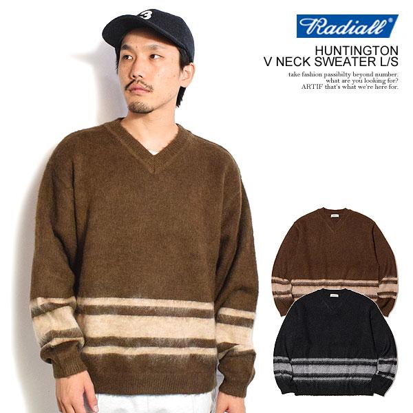 ラディアル ニット RADIALL HUNTINGTON - V NECK SWEATER L/S radiall 