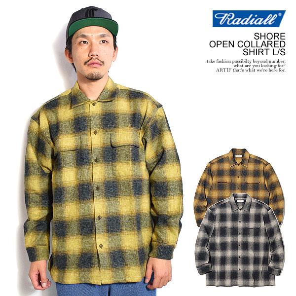 ラディアル シャツ RADIALL SHORE - OPEN COLLARED SHIRT L/S radiall