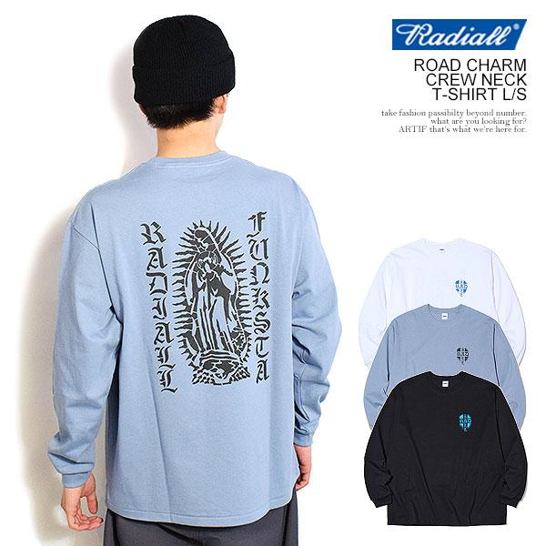 SALE セール ラディアル Tシャツ RADIALL ROAD CHARM - CREW NECK T-SHIRT L/S radiall メンズ 長袖 ロンT 送料無料 ストリート