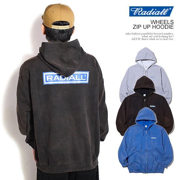 ラディアル パーカー RADIALL WHEELS - ZIP UP HOODIE メンズ ジップ