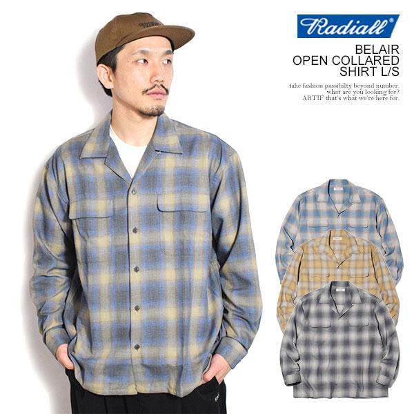ラディアル シャツ RADIALL BELAIR - OPEN COLLARED SHIRT L/S radiall
