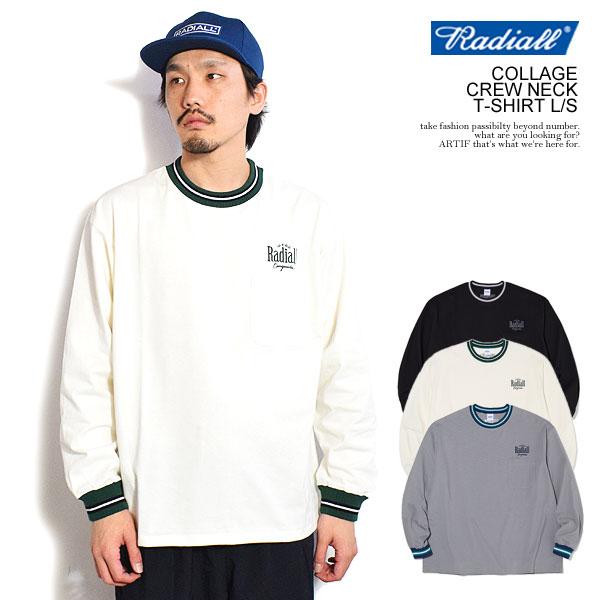 20％OFF SALE セール RADIALL ラディアル COLLAGE - CREW NECK T-SHIRT L/S Tシャツ ロンT 長袖 ボックスシルエット atftps SALE セール ラディアル Tシャツ RADIALL COLLAGE - CREW NECK T-SHIRT