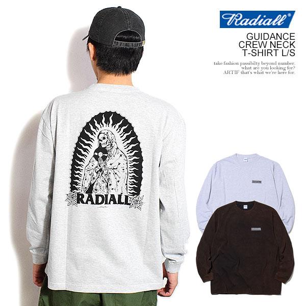 ラディアル Tシャツ RADIALL GUIDANCE - CREW NECK T-SHIRT L/S