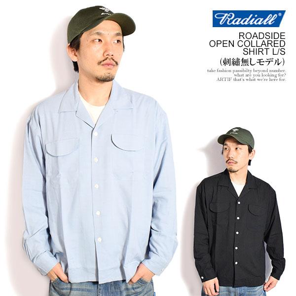 ラディアル シャツ RADIALL ROADSIDE - OPEN COLLARED SHIRT L/S