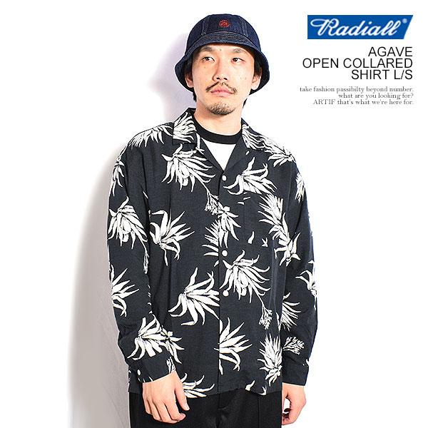 ラディアル シャツ RADIALL AGAVE - OPEN COLLARED SHIRT L/S メンズ