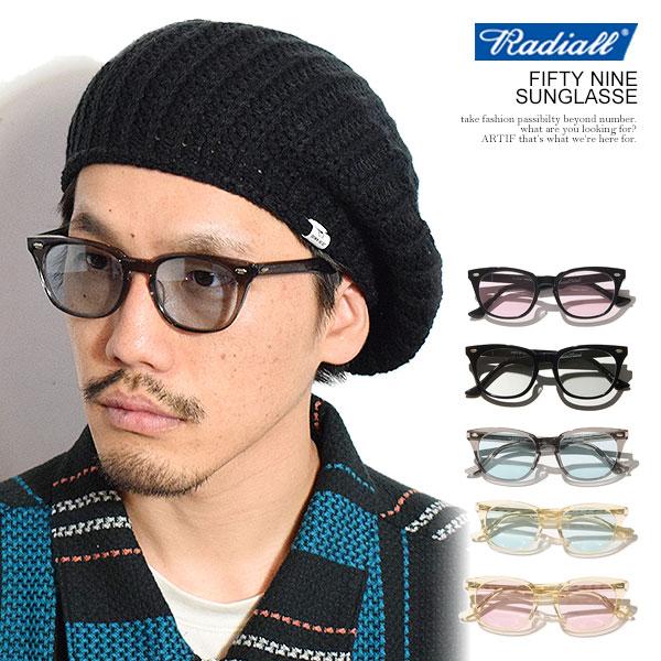 ラディアル サングラス RADIALL FIFTY NINE - SUNGLASSES radiall メンズ ウェリントン 国内生産 メガネ 送料無料 ストリート