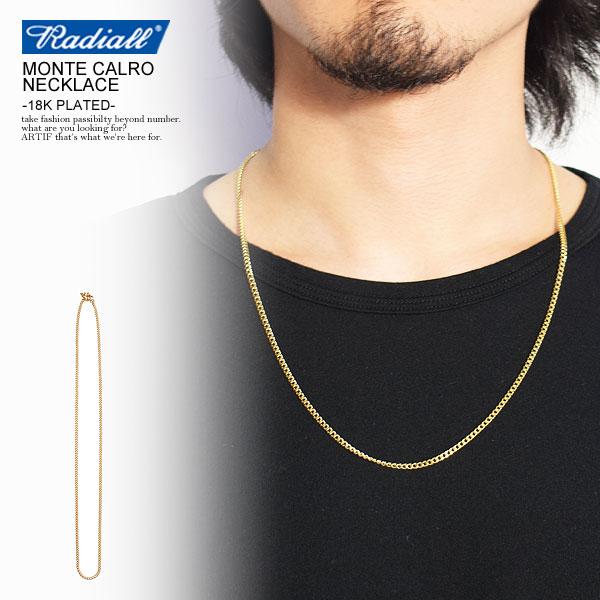 ラディアル ネックレス RADIALL MONTE CALRO - NECKLACE -18K PLATED 
