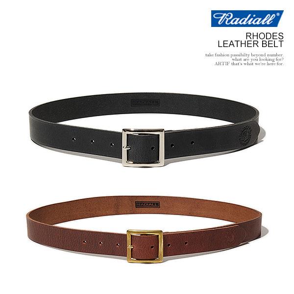 RADIALL ラディアル RHODES - LEATHER BELT radiall メンズ ベルト レザーベルト プレーンベルト 送料無料 ストリート atfacc ラディアル ベルト RADIALL RHODES - LEATHER BELT radiall メンズ